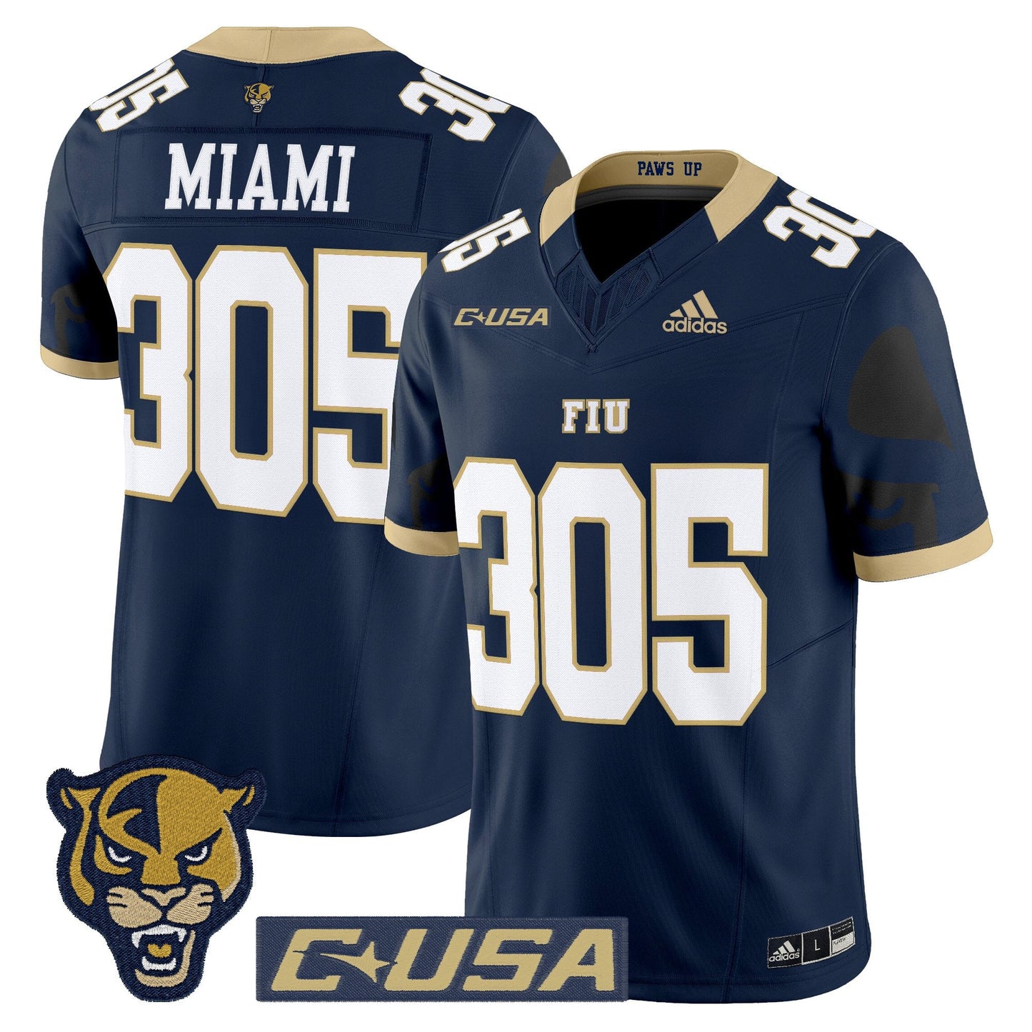 Men's Florida International Panthers 2025 Vapor Limited Jersey - All Stitched