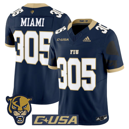 Men's Florida International Panthers 2025 Vapor Limited Jersey - All Stitched