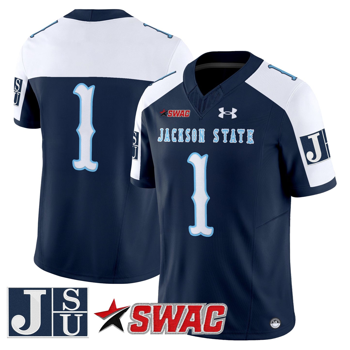 Men's Jackson State Tigers 2026 Vapor Limited Jersey V2 - All Stitched