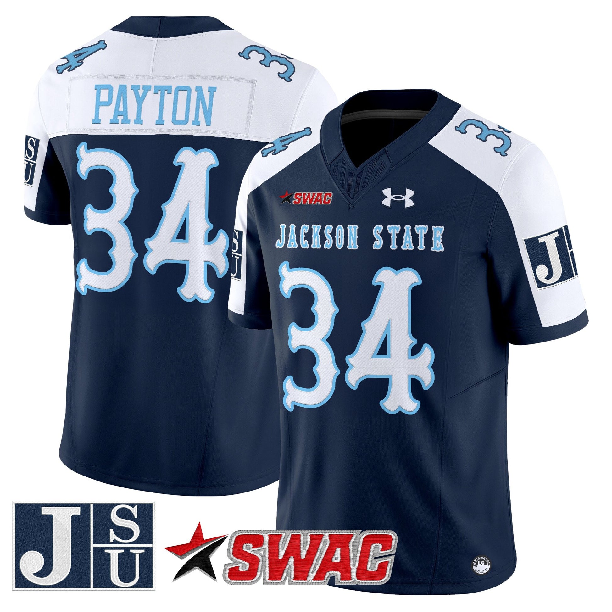 Men's Jackson State Tigers 2026 Vapor Limited Jersey V2 - All Stitched