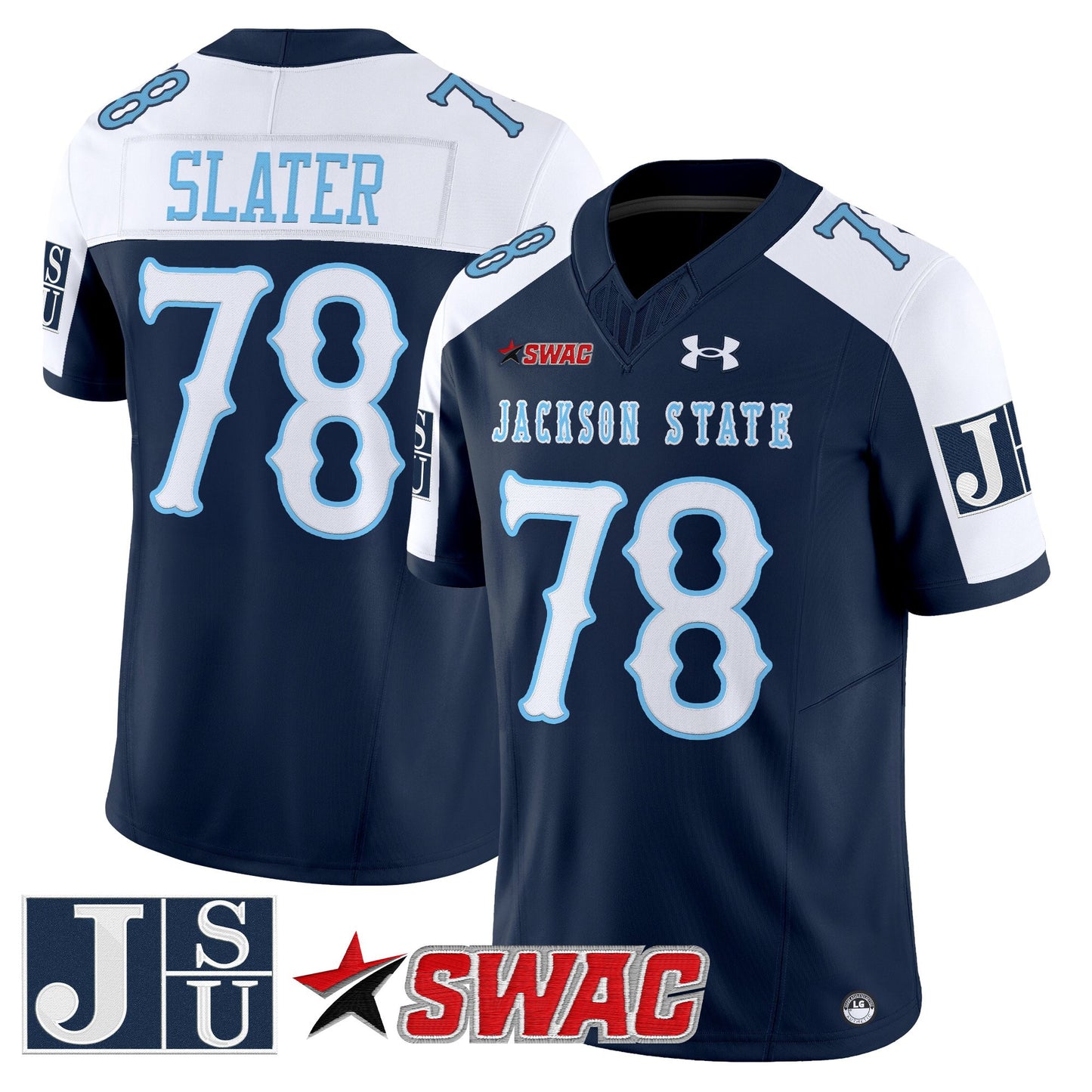 Men's Jackson State Tigers 2026 Vapor Limited Jersey V2 - All Stitched