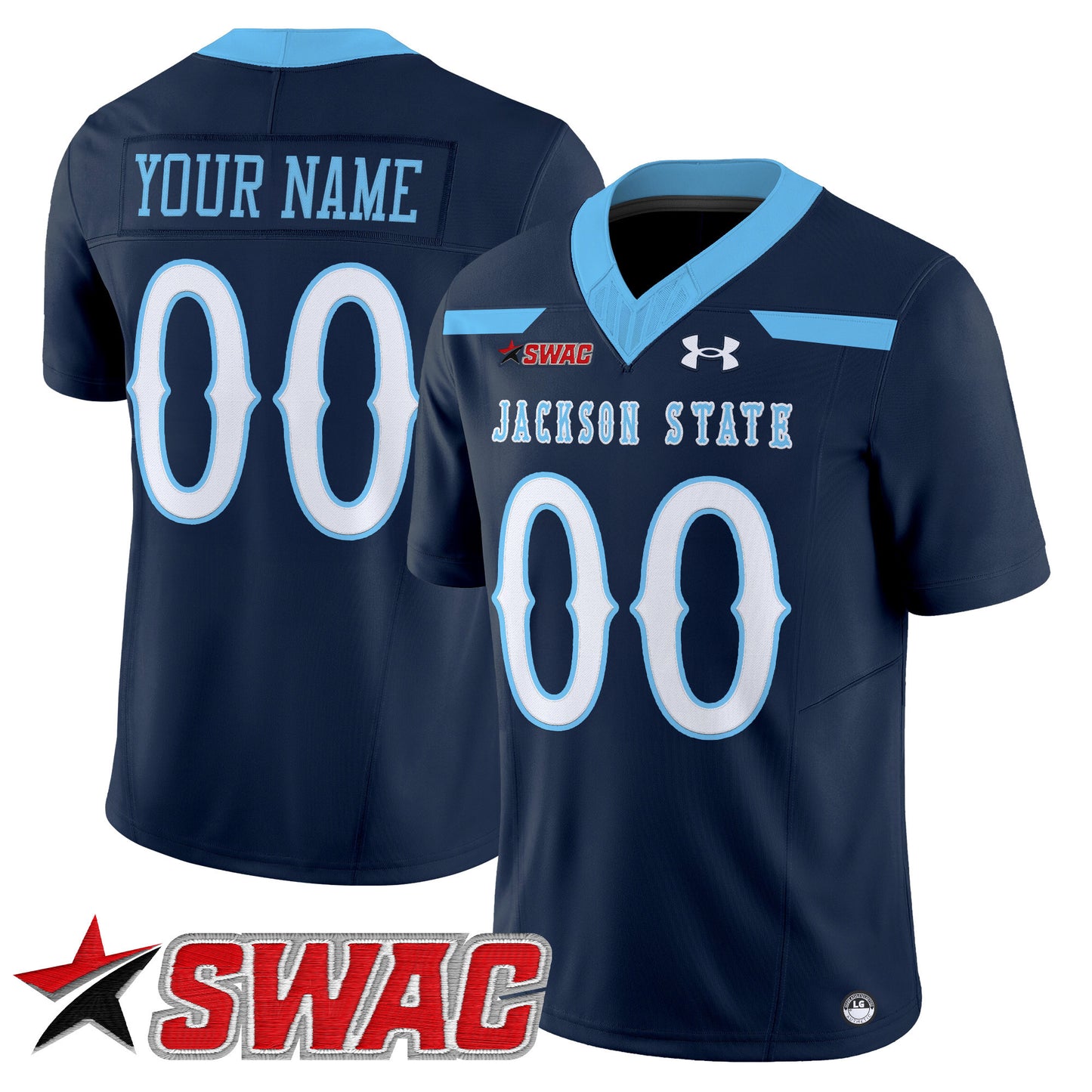 Jackson State Tigers 2026 Vapor Limited Custom Jersey V2 - All Stitched