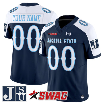 Jackson State Tigers 2025 Vapor Limited Custom Jersey V2 - All Stitched