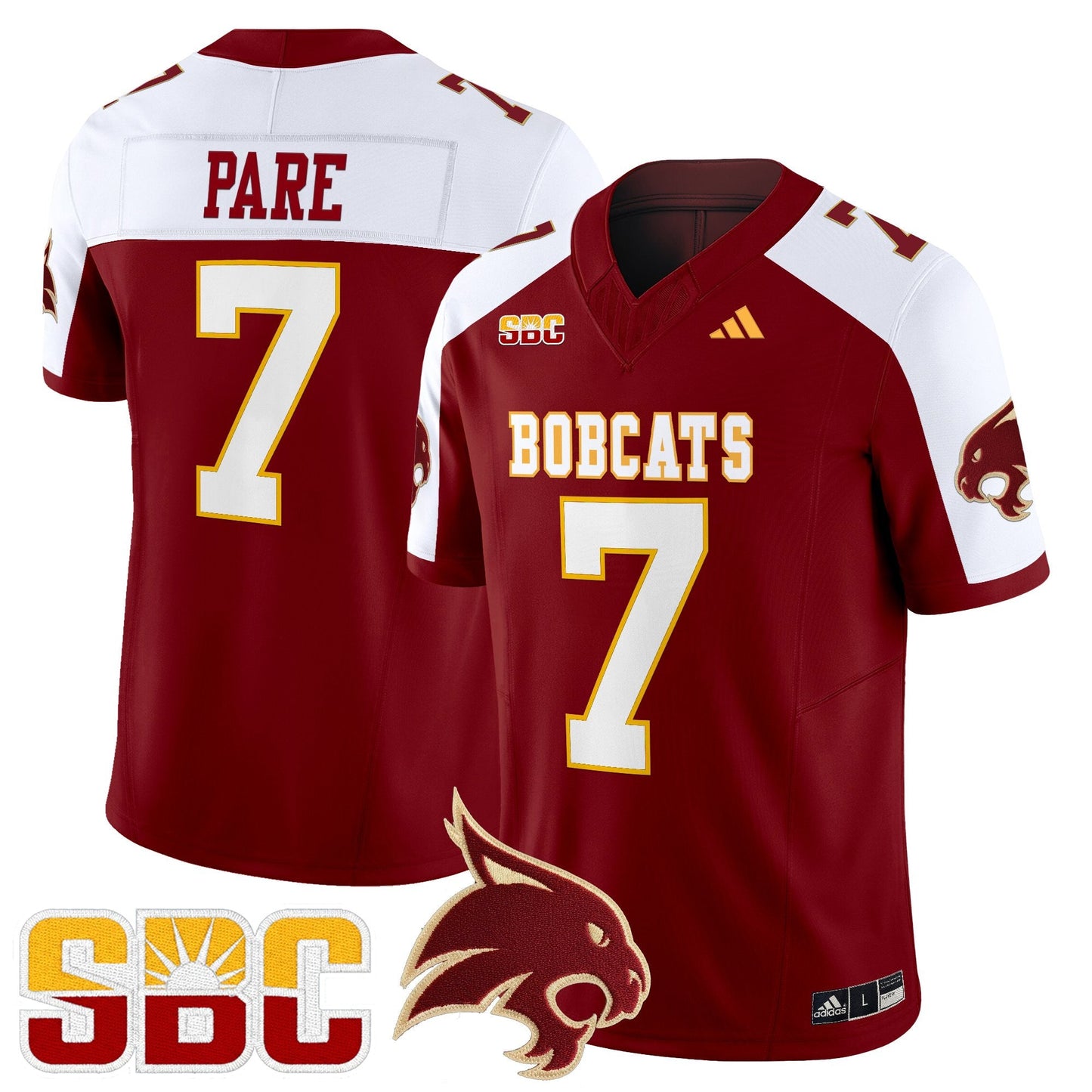 Men's Texas State Bobcats 2025 Vapor Limited Jersey - All Stitched