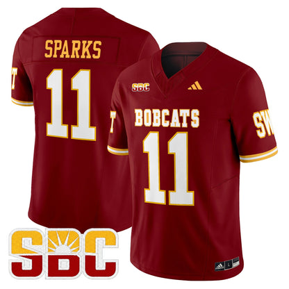 Men's Texas State Bobcats 2025 Vapor Limited Jersey - All Stitched