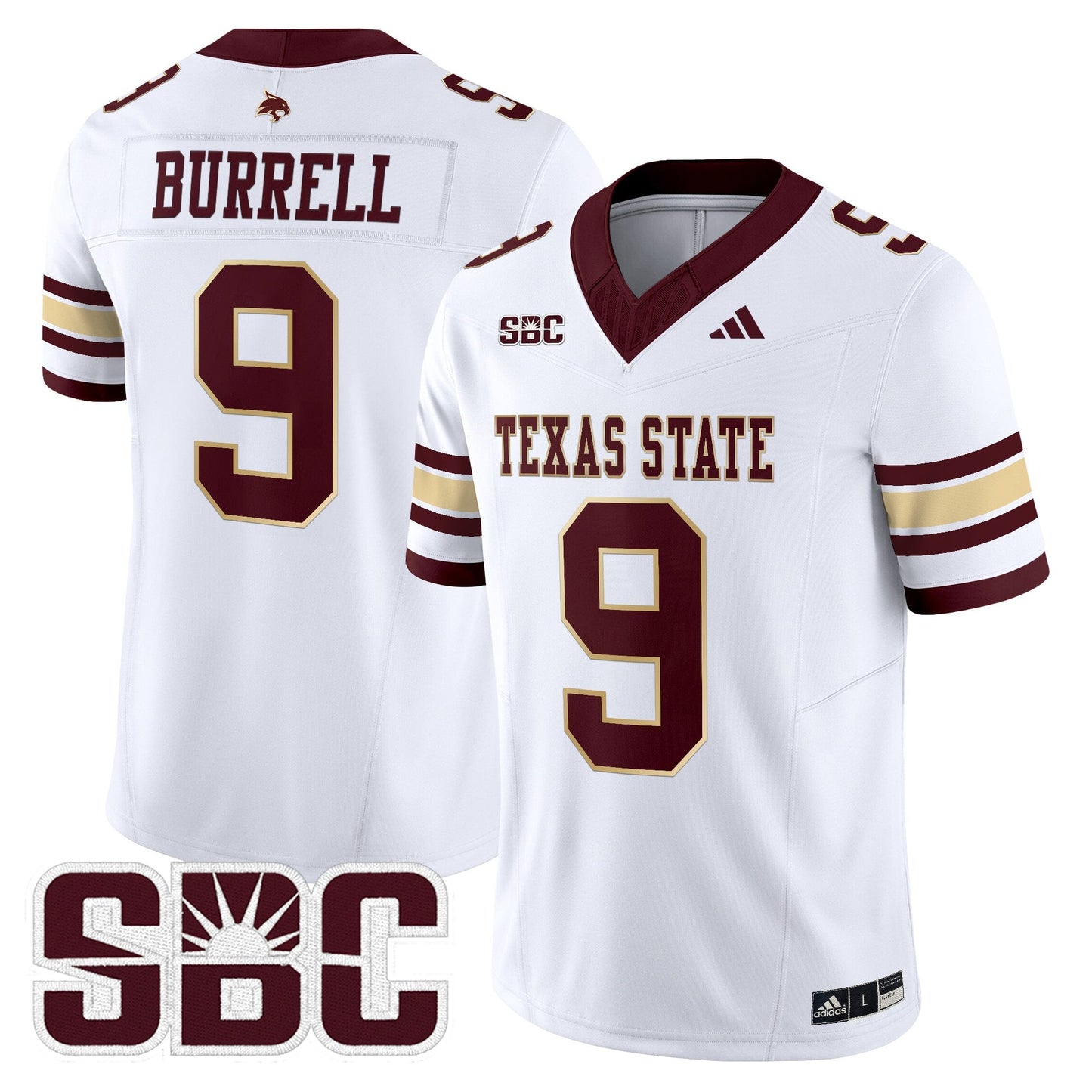 Men's Texas State Bobcats 2025 Vapor Limited Jersey - All Stitched