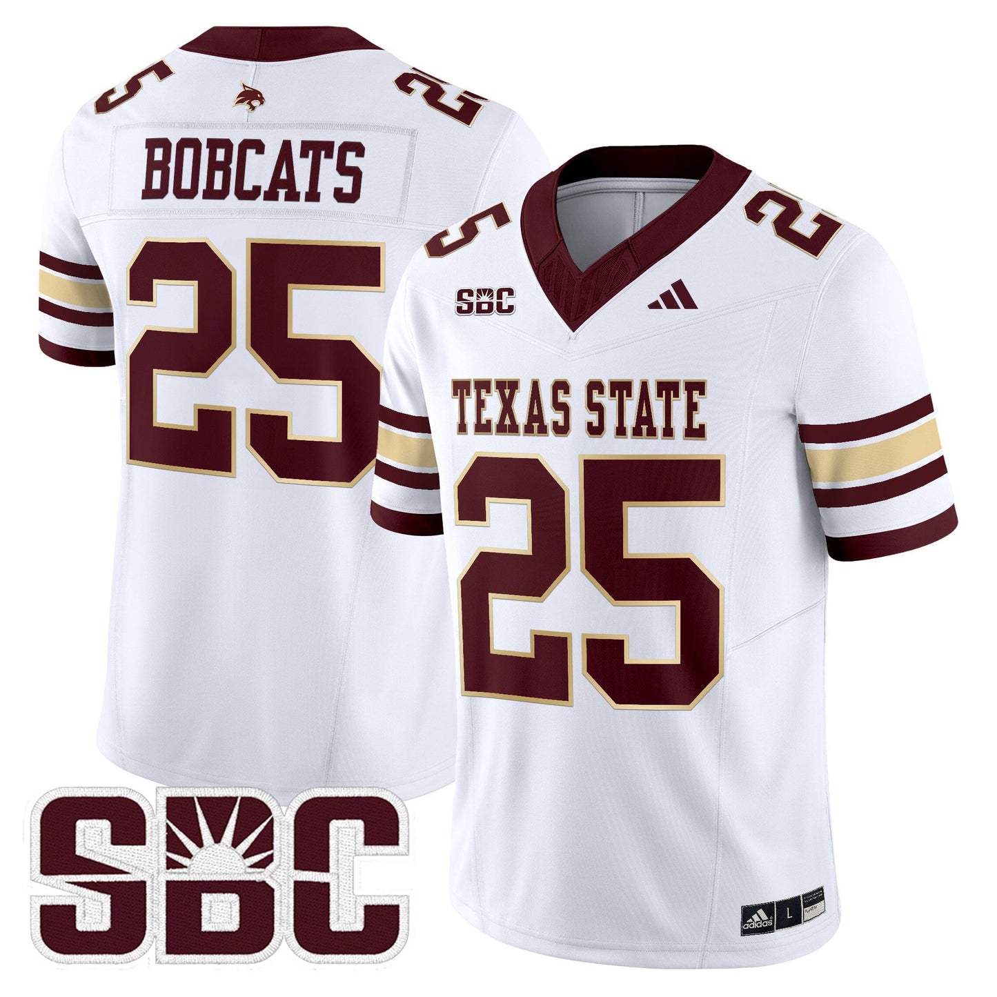 Men's Texas State Bobcats 2025 Vapor Limited Jersey - All Stitched