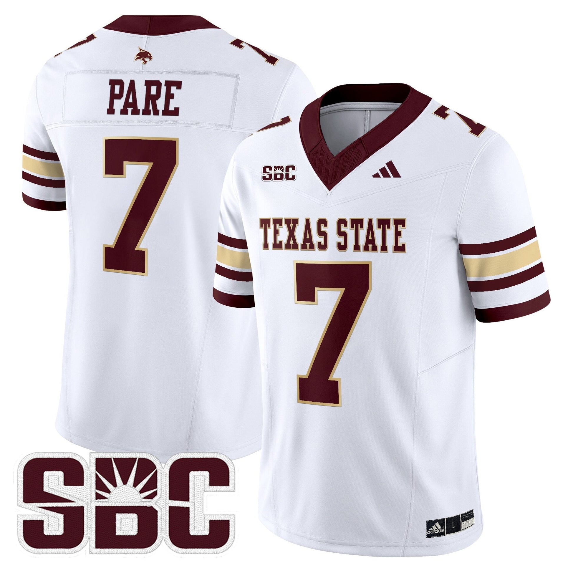 Men's Texas State Bobcats 2025 Vapor Limited Jersey - All Stitched