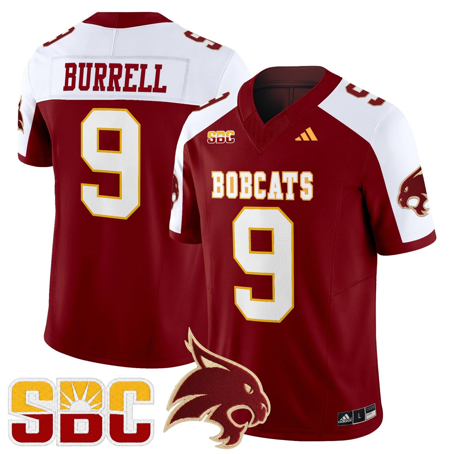 Men's Texas State Bobcats 2025 Vapor Limited Jersey - All Stitched