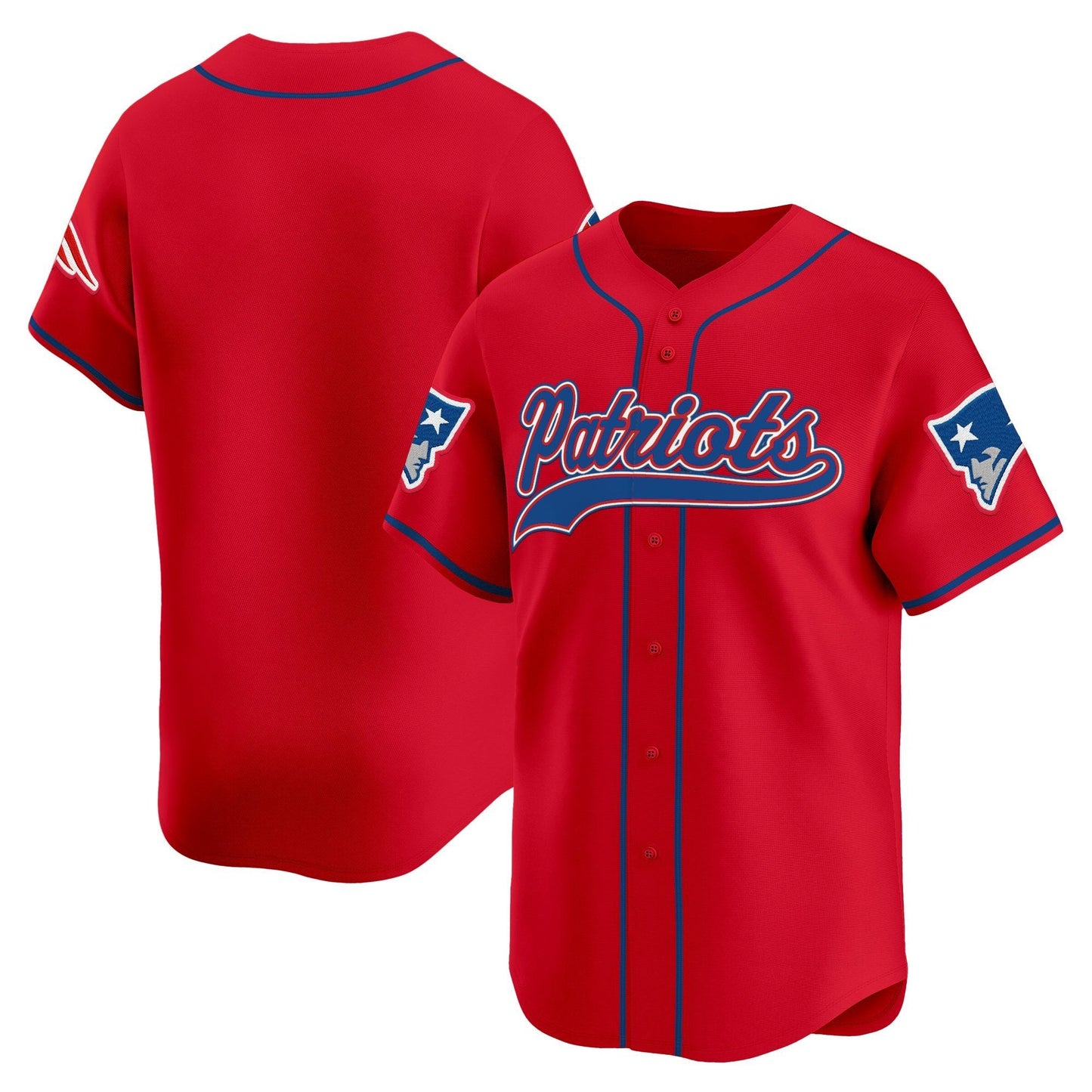 Men's New England Patriots 2025 Vapor Baseball Jersey - All Stitched