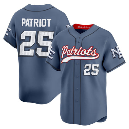Men's New England Patriots 2025 Vapor Baseball Jersey - All Stitched