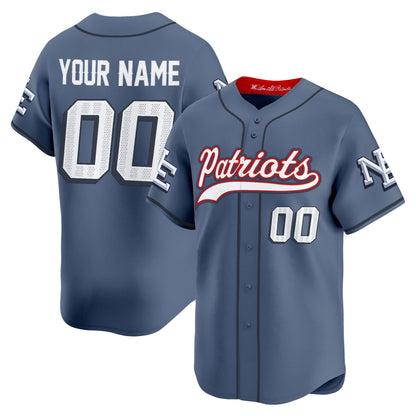 New England Patriots 2025 Vapor Baseball Custom Jersey - All Stitched