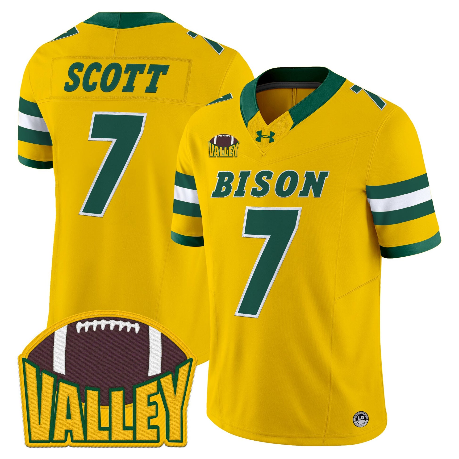 Men's North Dakota State Bison 2025 Vapor Limited Jersey - All Stitched