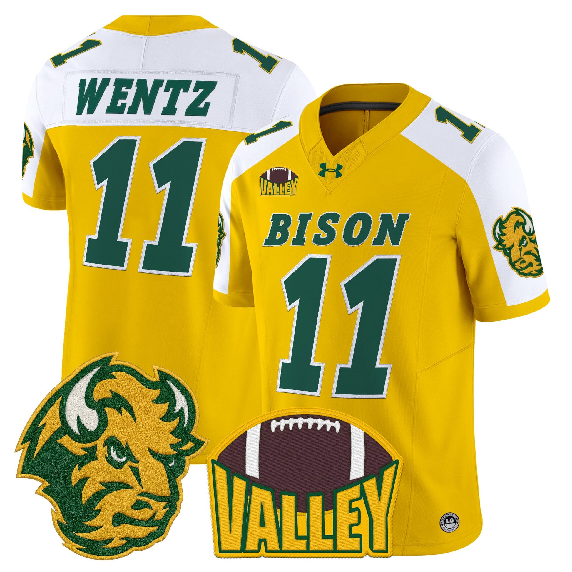 Men's North Dakota State Bison 2025 Vapor Limited Jersey - All Stitched
