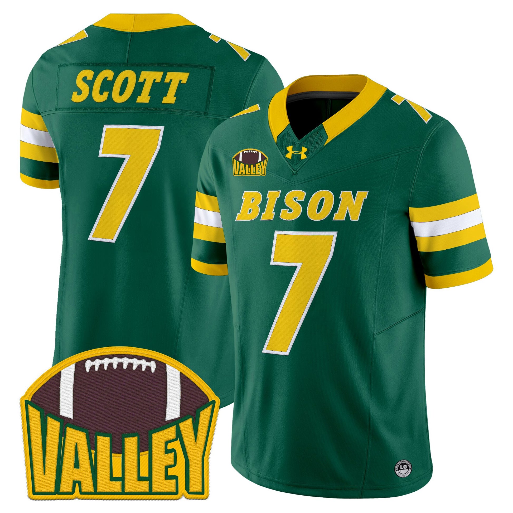 Men's North Dakota State Bison 2025 Vapor Limited Jersey - All Stitched