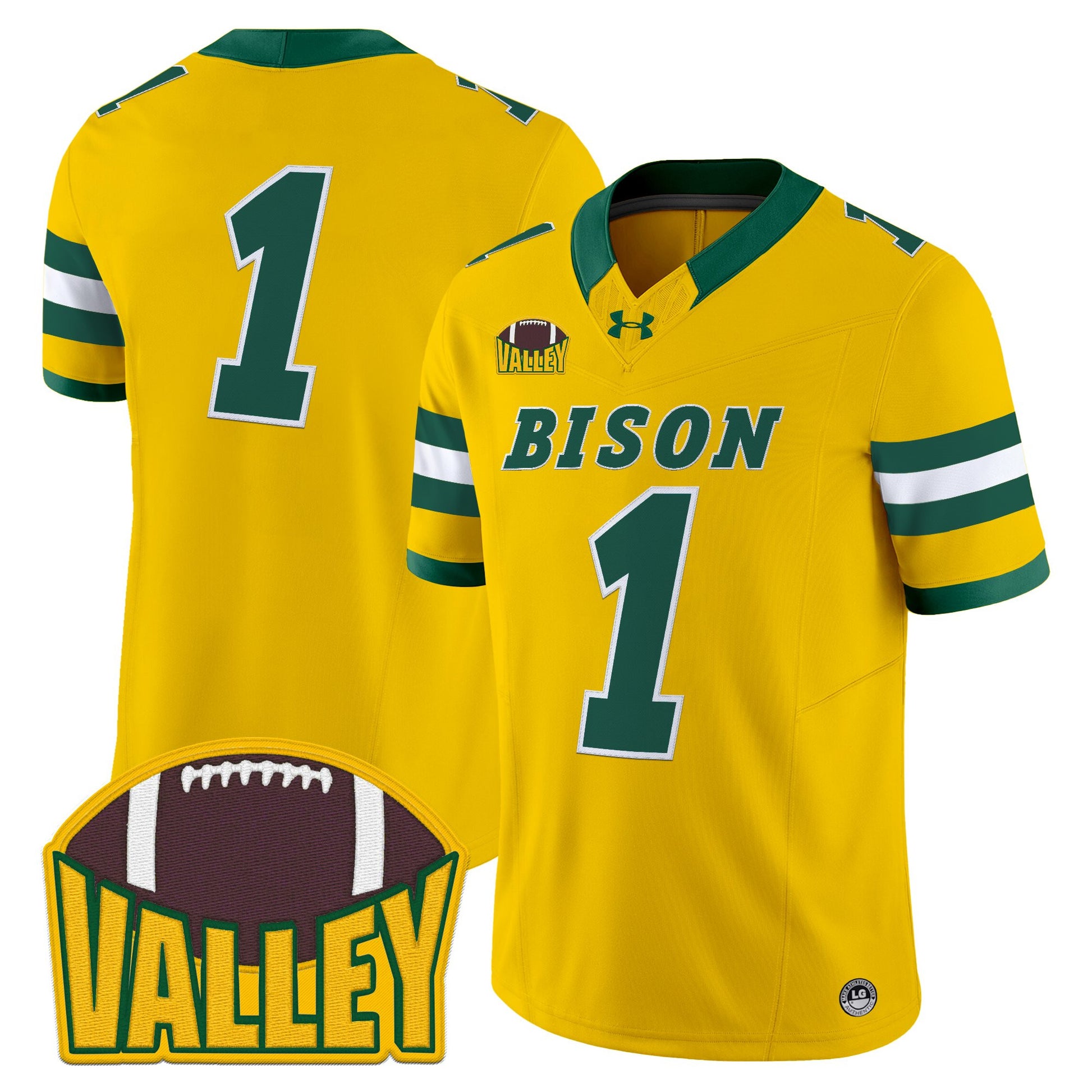 Men's North Dakota State Bison 2025 Vapor Limited Jersey - All Stitched