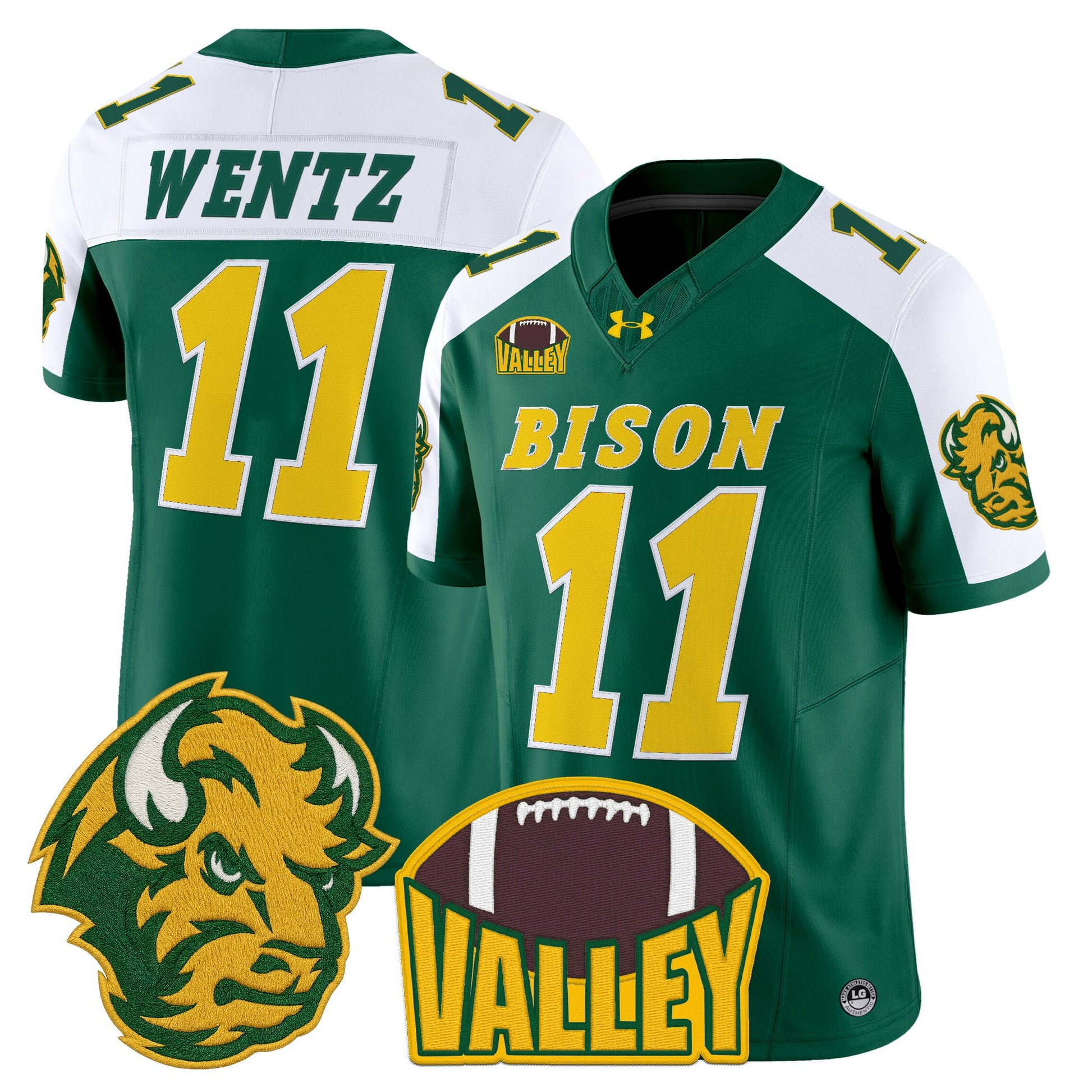 Men's North Dakota State Bison 2025 Vapor Limited Jersey - All Stitched