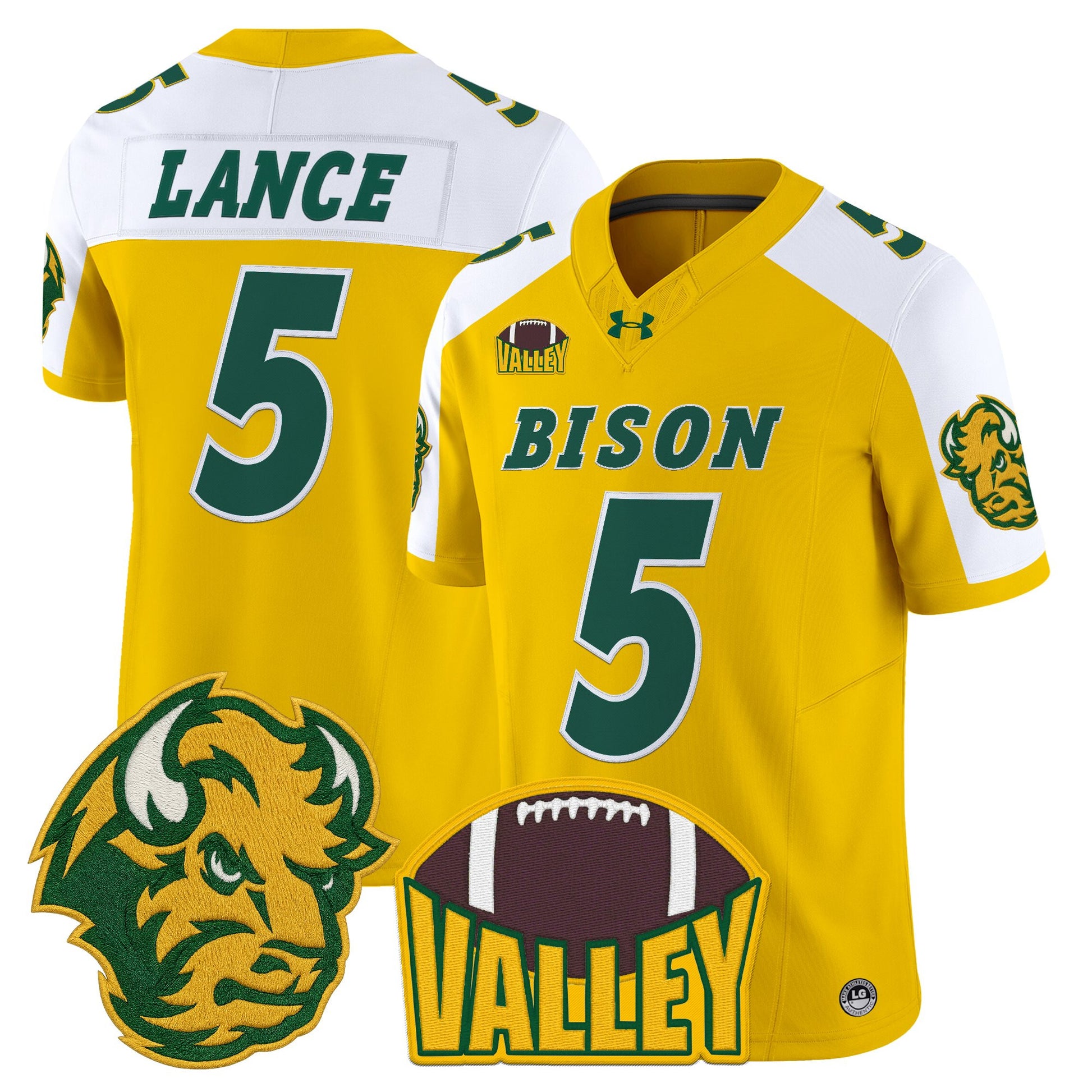 Men's North Dakota State Bison 2025 Vapor Limited Jersey - All Stitched