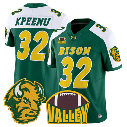 Men's North Dakota State Bison 2025 Vapor Limited Jersey - All Stitched