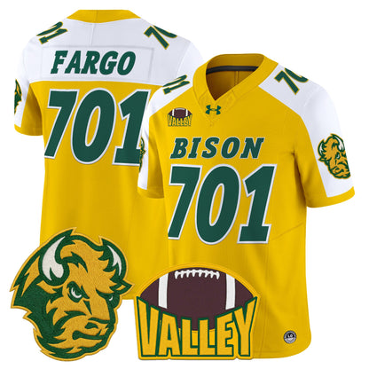 Men's North Dakota State Bison 2025 Vapor Limited Jersey - All Stitched