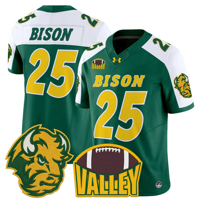 Men's North Dakota State Bison 2025 Vapor Limited Jersey - All Stitched