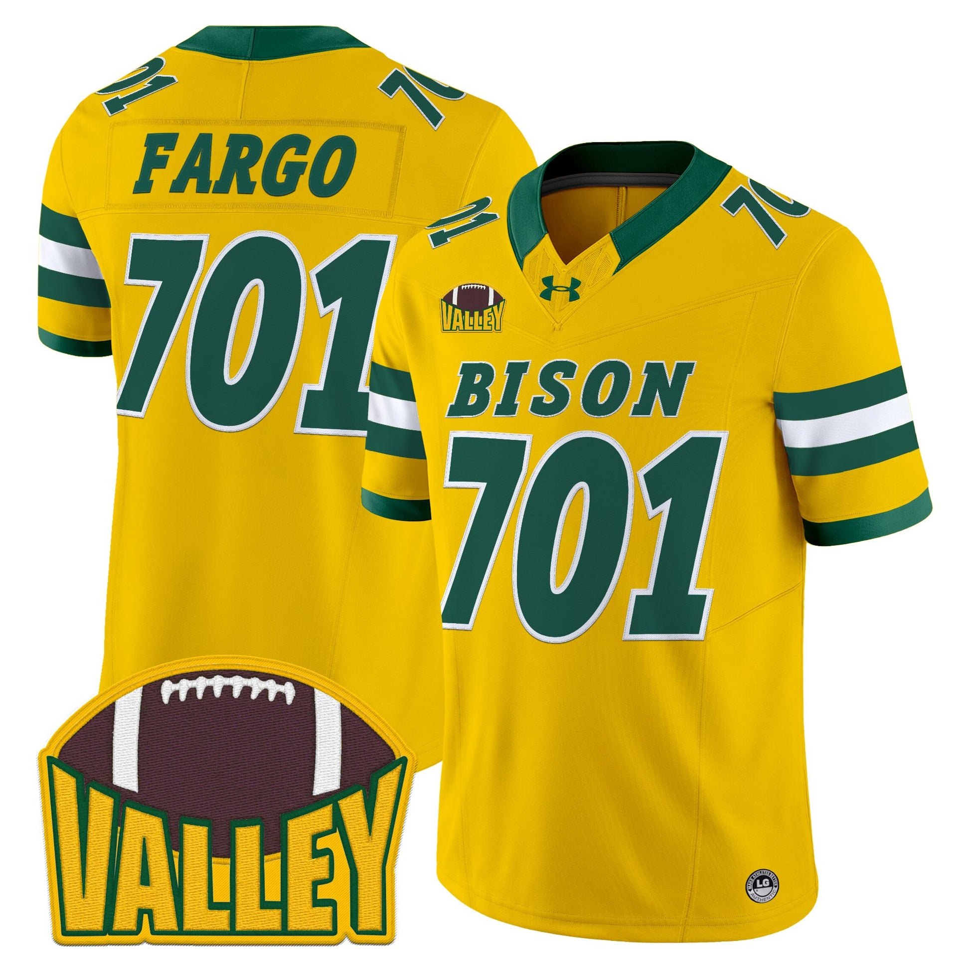 Men's North Dakota State Bison 2025 Vapor Limited Jersey - All Stitched