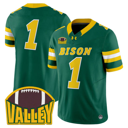 Men's North Dakota State Bison 2025 Vapor Limited Jersey - All Stitched