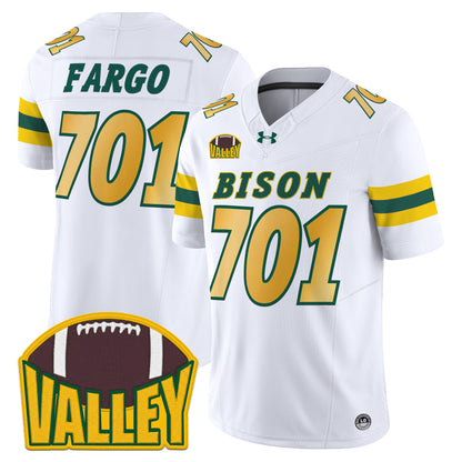 Men's North Dakota State Bison 2025 Vapor Limited Jersey - All Stitched