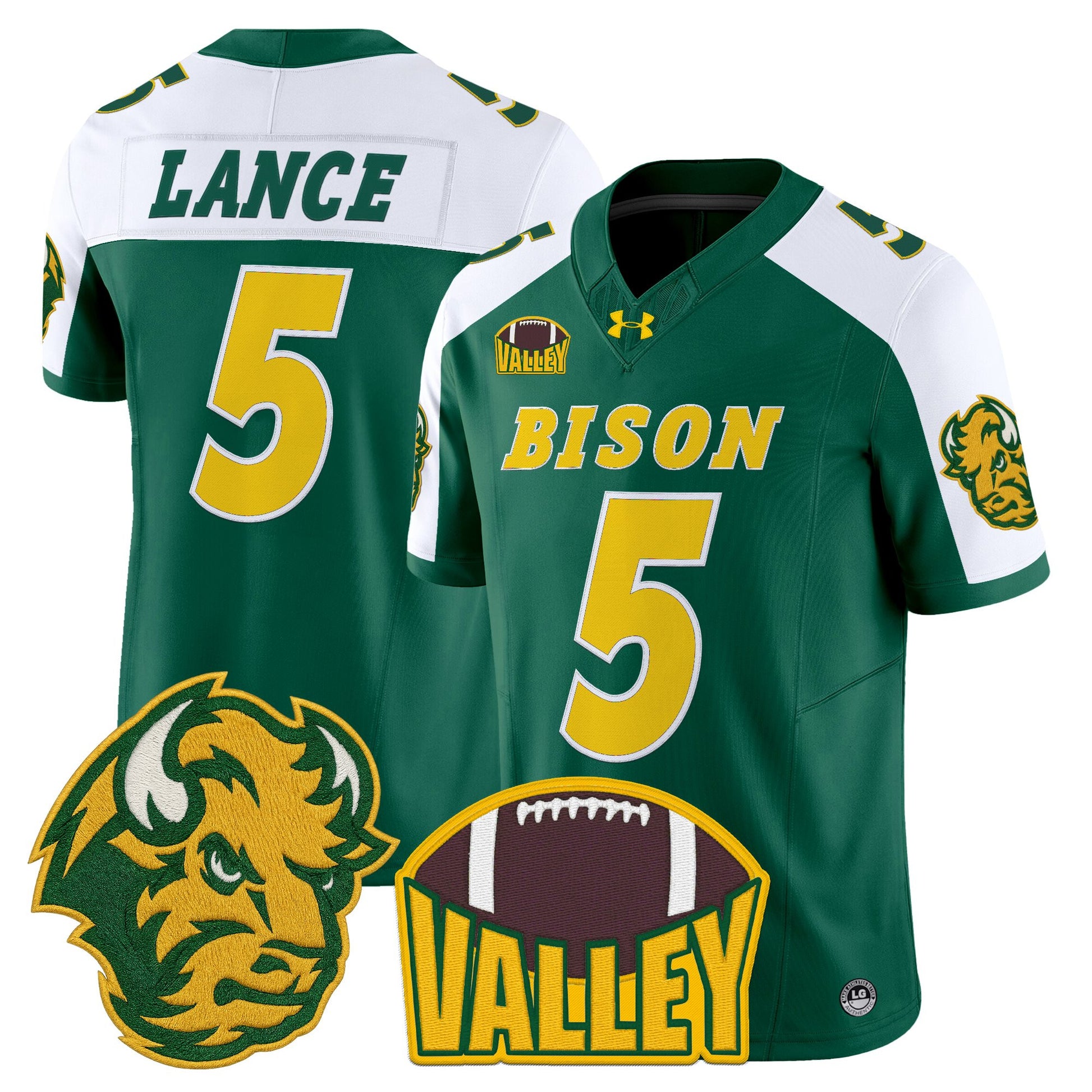Men's North Dakota State Bison 2025 Vapor Limited Jersey - All Stitched