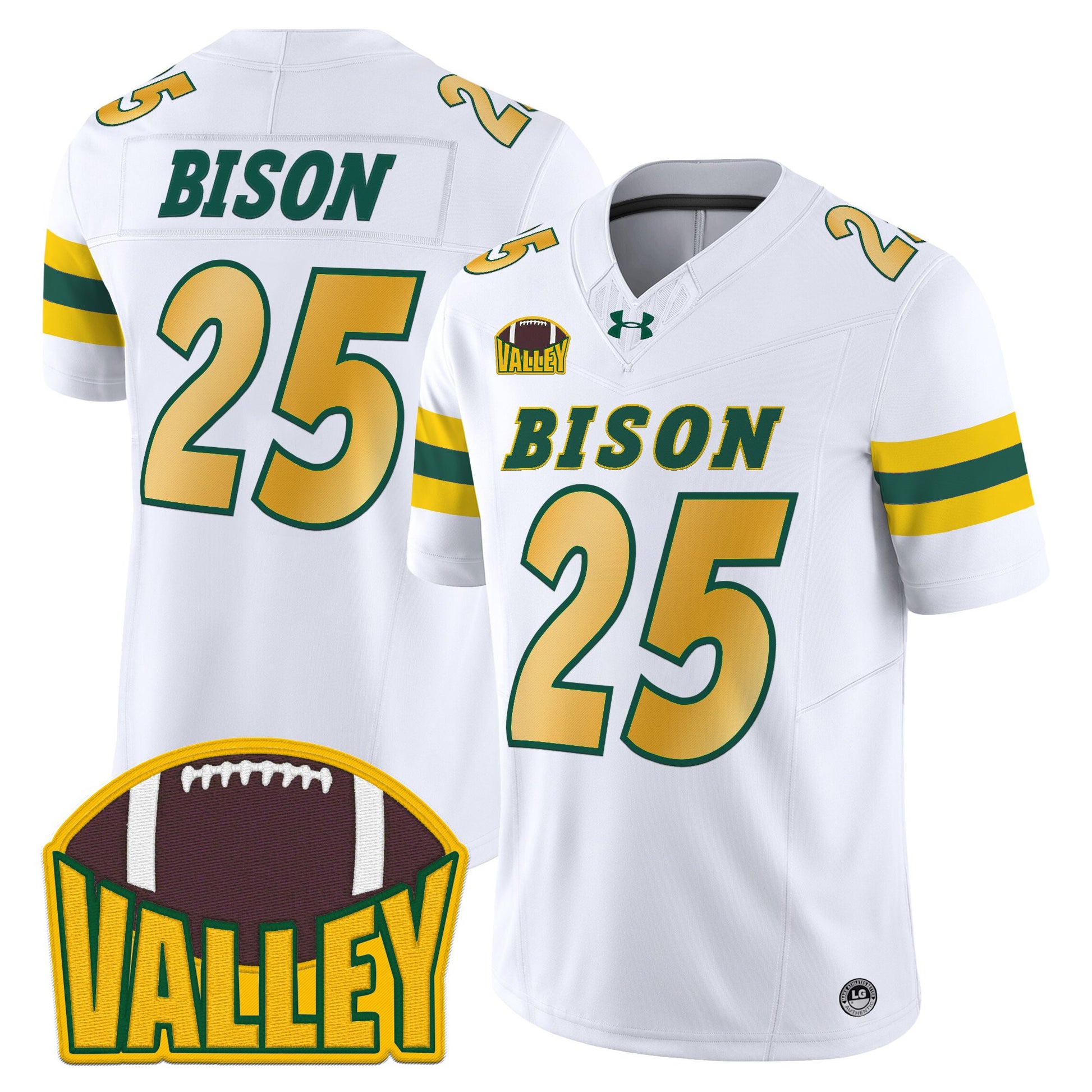 Men's North Dakota State Bison 2025 Vapor Limited Jersey - All Stitched