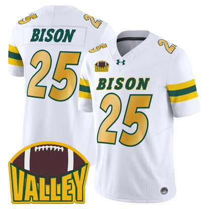 Men's North Dakota State Bison 2025 Vapor Limited Jersey - All Stitched