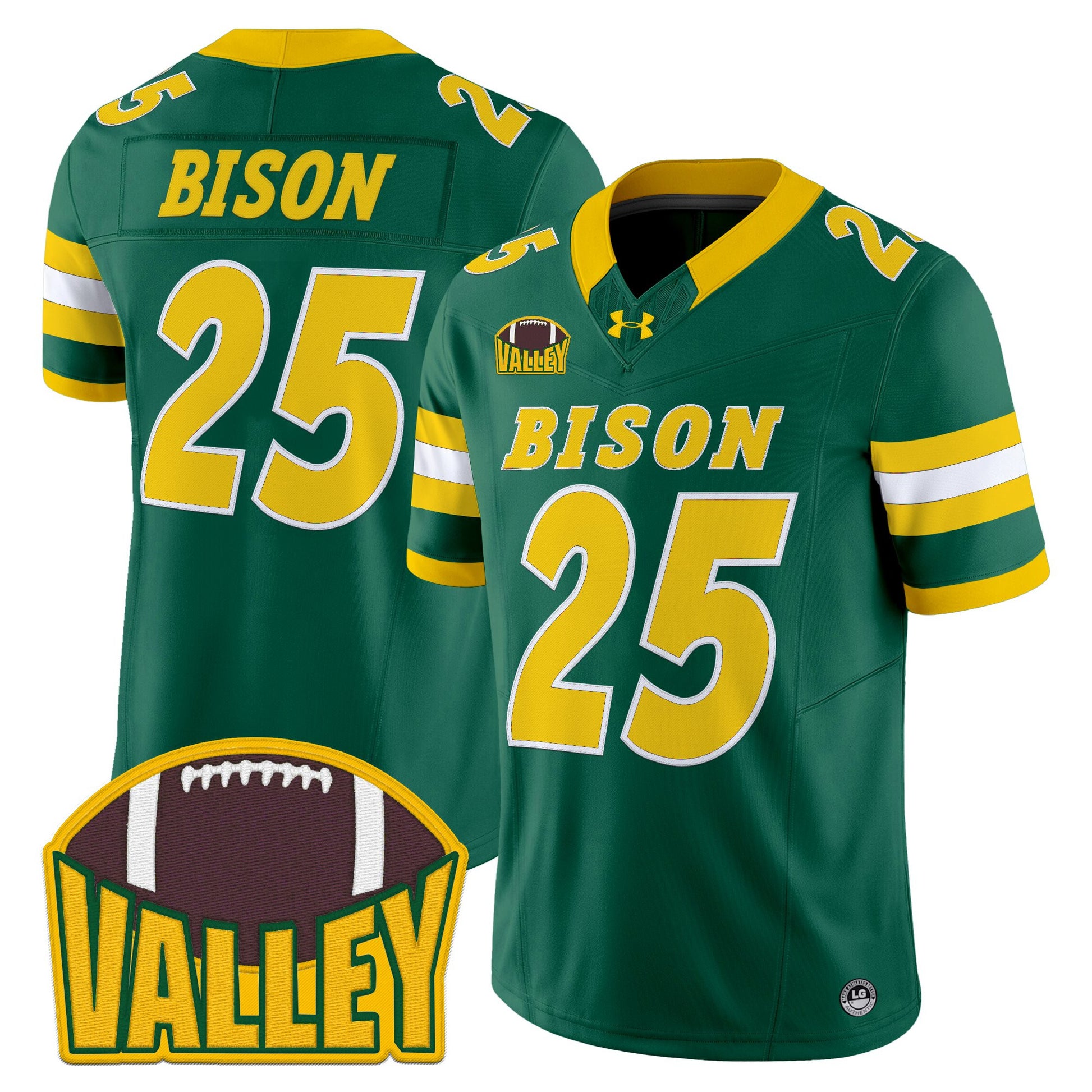 Men's North Dakota State Bison 2025 Vapor Limited Jersey - All Stitched