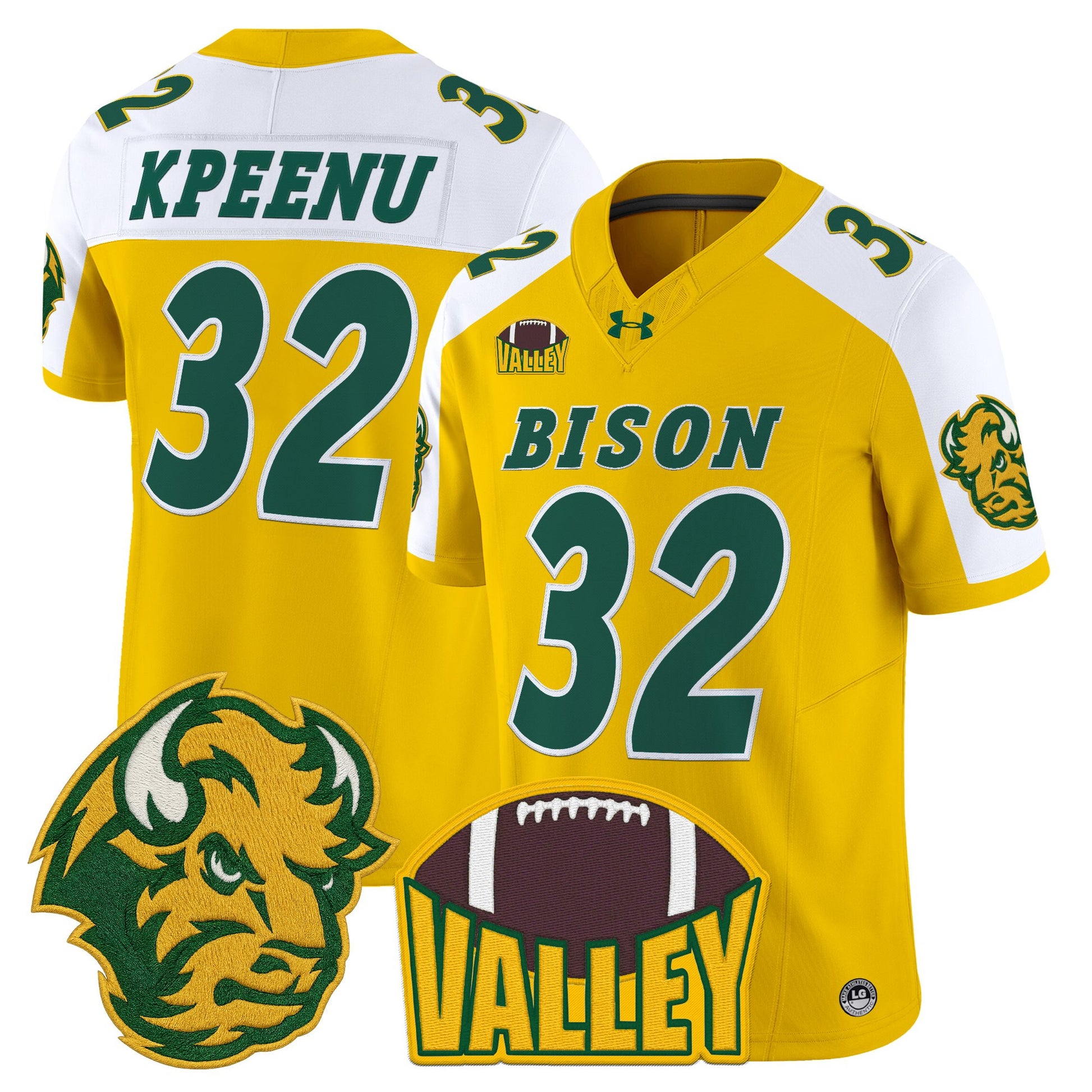 Men's North Dakota State Bison 2025 Vapor Limited Jersey - All Stitched