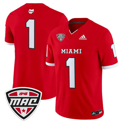 Men's Miami (OH) RedHawks 2025 Vapor Limited Jersey - All Stitched