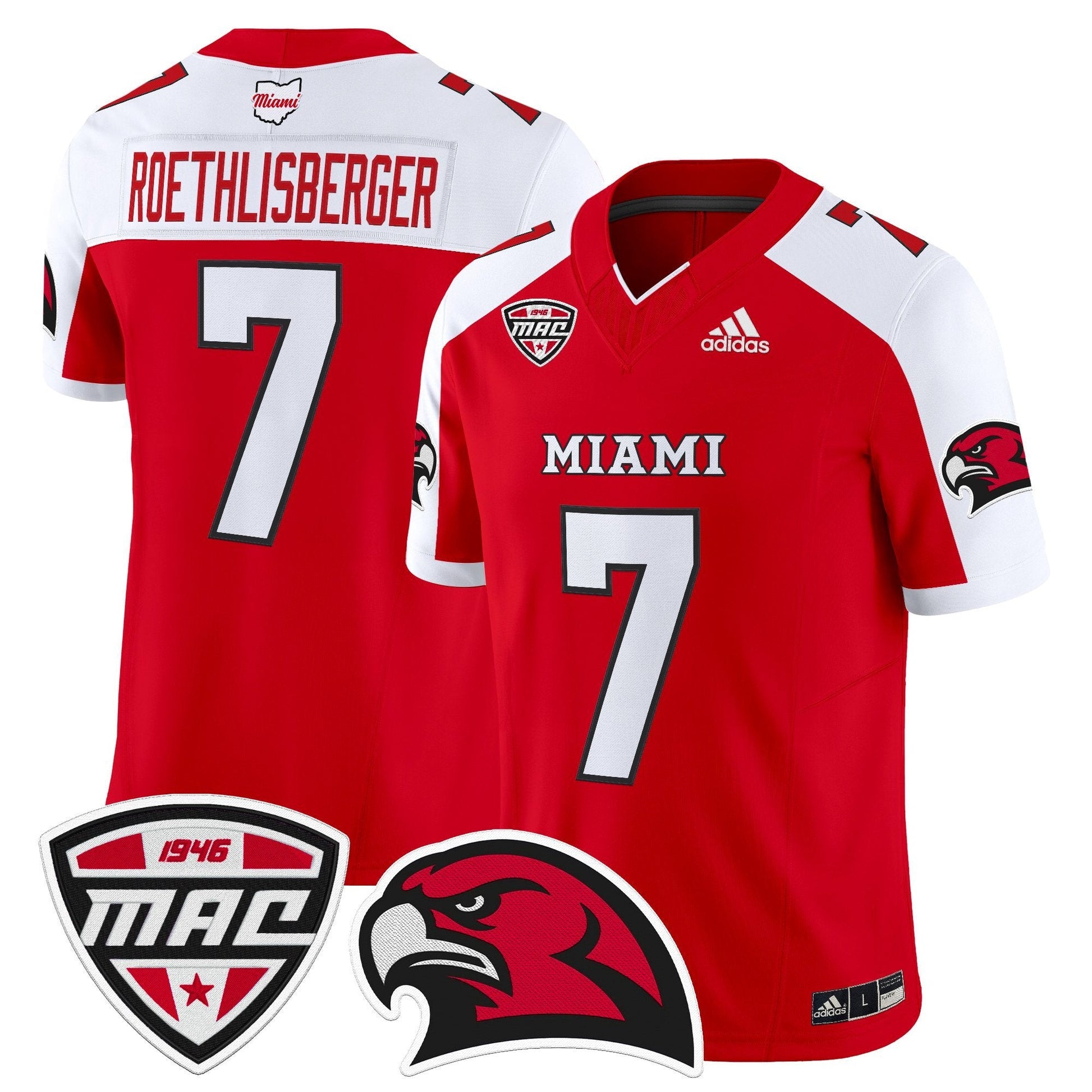 Men's Miami (OH) RedHawks 2025 Vapor Limited Jersey - All Stitched