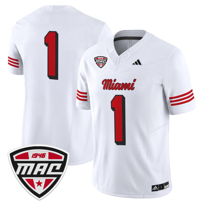 Men's Miami (OH) RedHawks 2025 Vapor Limited Jersey - All Stitched