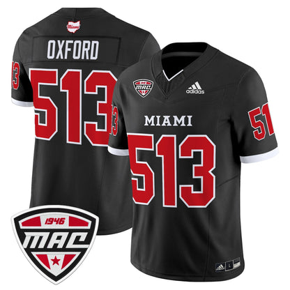 Men's Miami (OH) RedHawks 2025 Vapor Limited Jersey - All Stitched