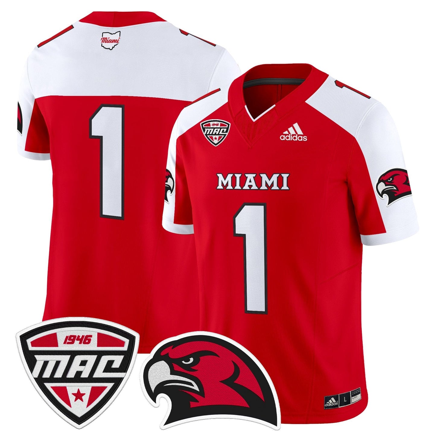 Men's Miami (OH) RedHawks 2025 Vapor Limited Jersey - All Stitched
