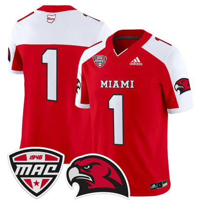 Men's Miami (OH) RedHawks 2025 Vapor Limited Jersey - All Stitched