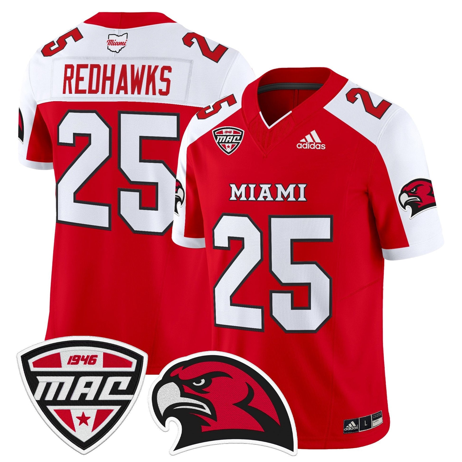 Men's Miami (OH) RedHawks 2025 Vapor Limited Jersey - All Stitched