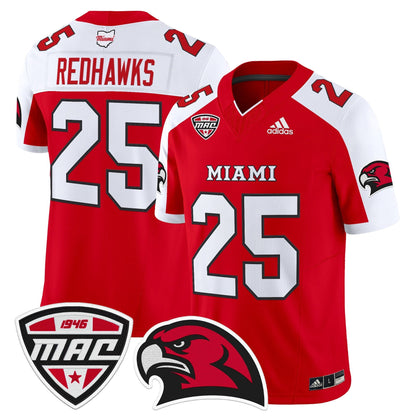 Men's Miami (OH) RedHawks 2025 Vapor Limited Jersey - All Stitched