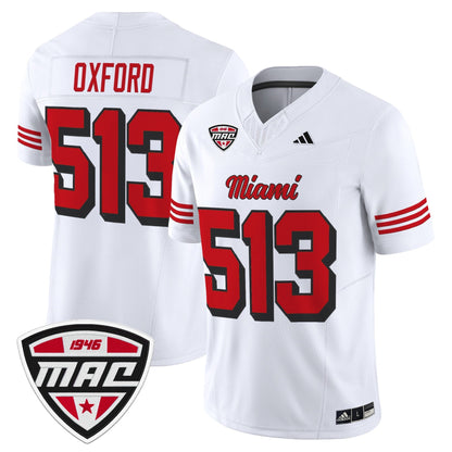 Men's Miami (OH) RedHawks 2025 Vapor Limited Jersey - All Stitched