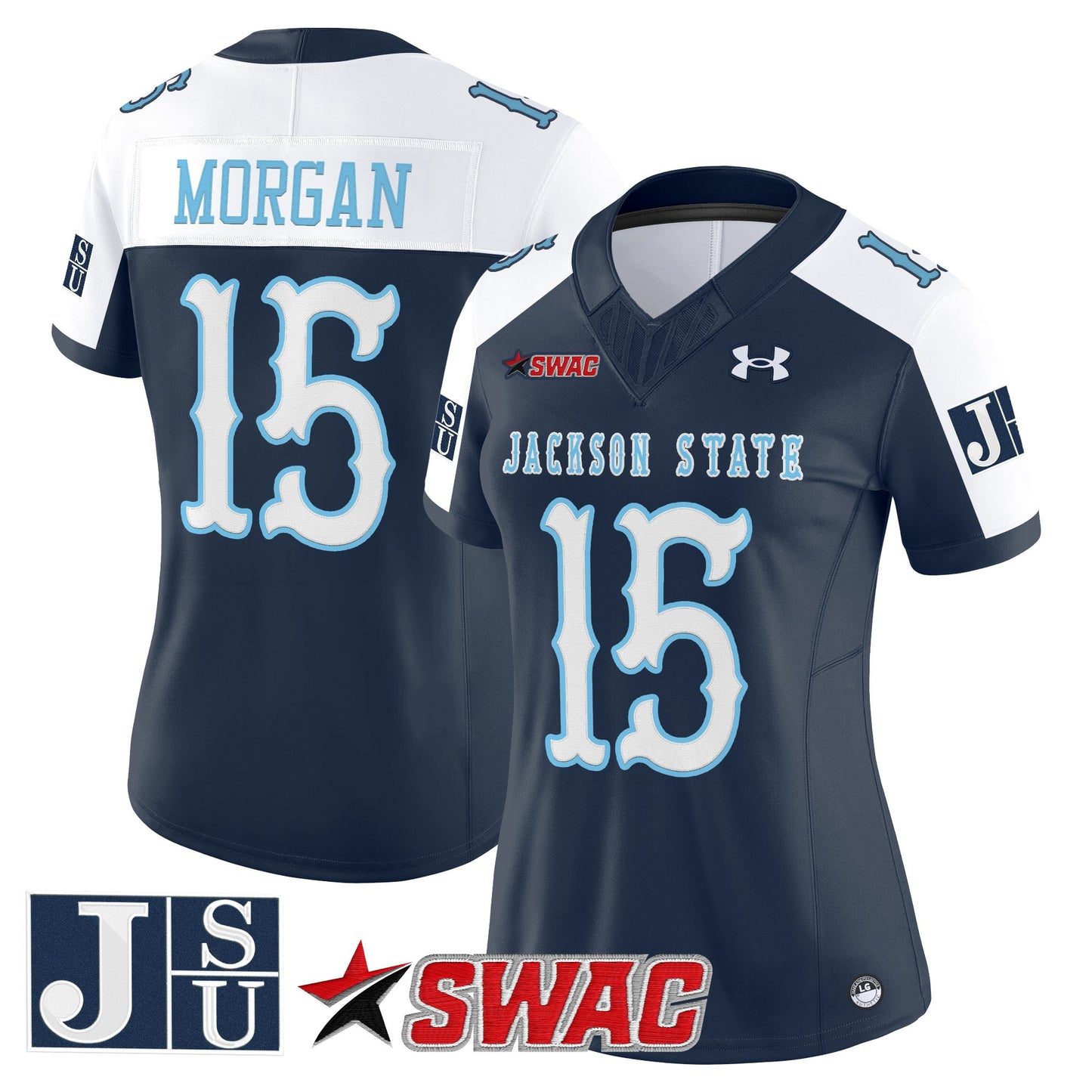 Women's Jackson State Tigers 2026 Vapor Limited Jersey V2 - All Stitched
