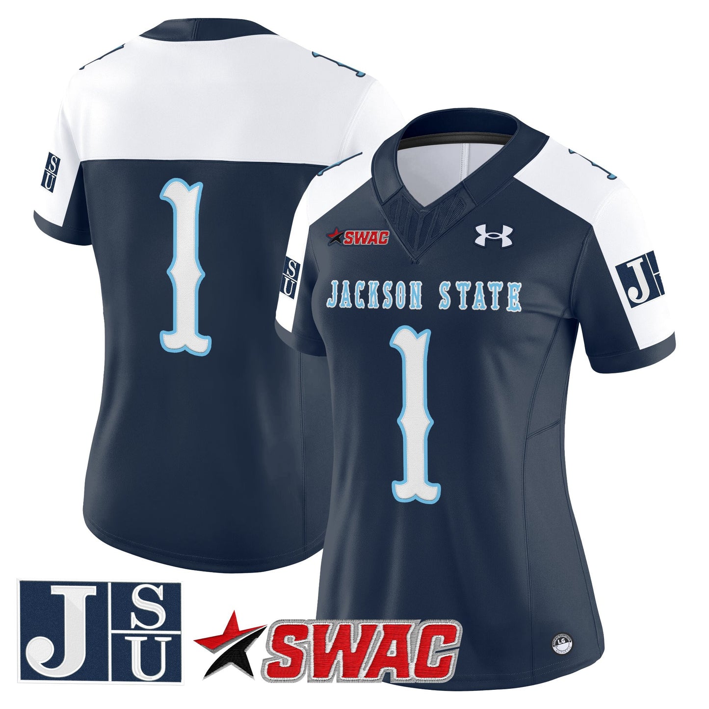 Women's Jackson State Tigers 2026 Vapor Limited Jersey V2 - All Stitched