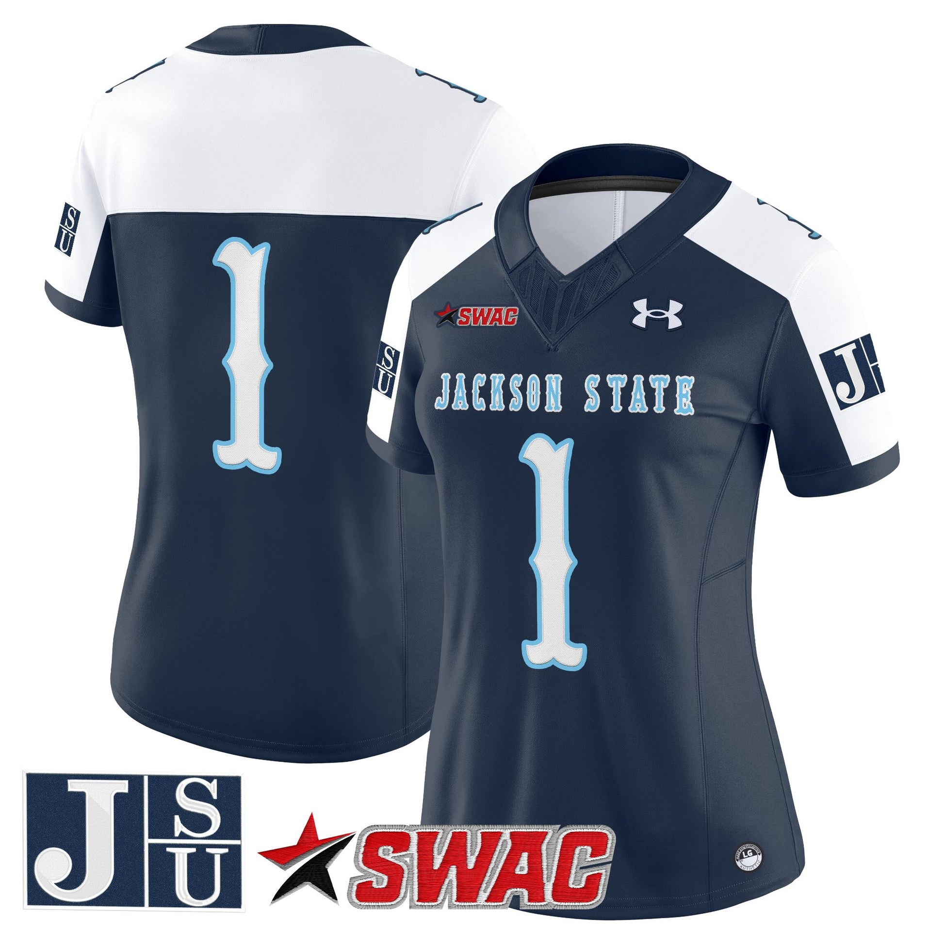 Women's Jackson State Tigers 2026 Vapor Limited Jersey V2 - All Stitched