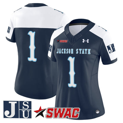 Women's Jackson State Tigers 2026 Vapor Limited Jersey V2 - All Stitched