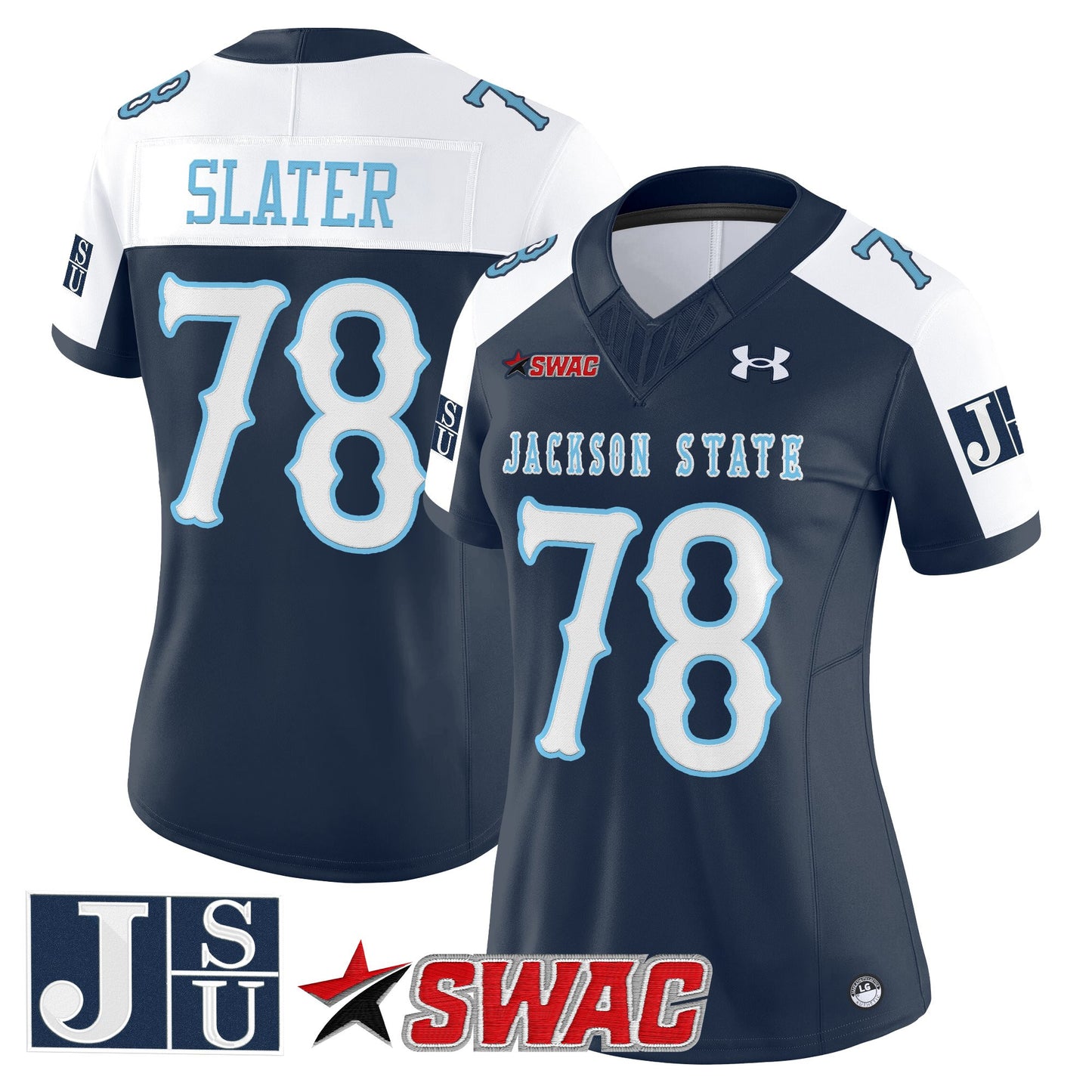 Women's Jackson State Tigers 2026 Vapor Limited Jersey V2 - All Stitched