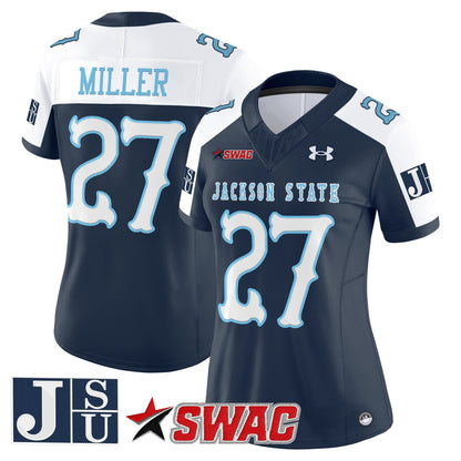 Women's Jackson State Tigers 2026 Vapor Limited Jersey V2 - All Stitched
