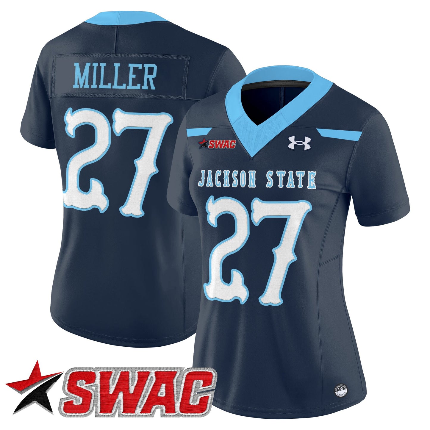 Women's Jackson State Tigers 2026 Vapor Limited Jersey V2 - All Stitched