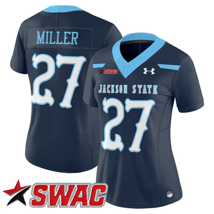 Women's Jackson State Tigers 2026 Vapor Limited Jersey V2 - All Stitched